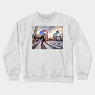 Shibuya Crossing at Sunset Crewneck Sweatshirt